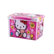 جعبه همه کاره بزرگ چاپدار لیمون طرح Hello Kitty